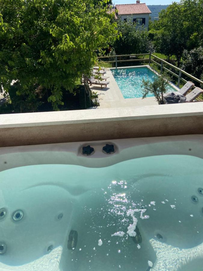 Wellness House Oliva With Heated Salt Water Pool, Sauna & Jakuzzi Labin  Exteriér fotografie